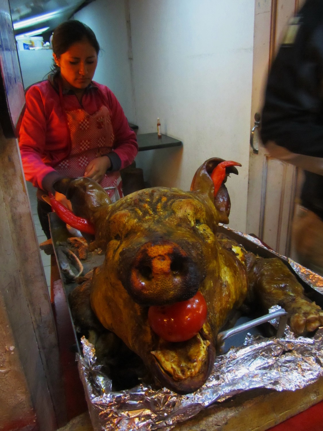 Pork in Otavalo - delicious!